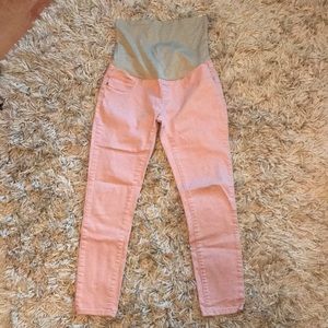 Coral Maternity Jeans